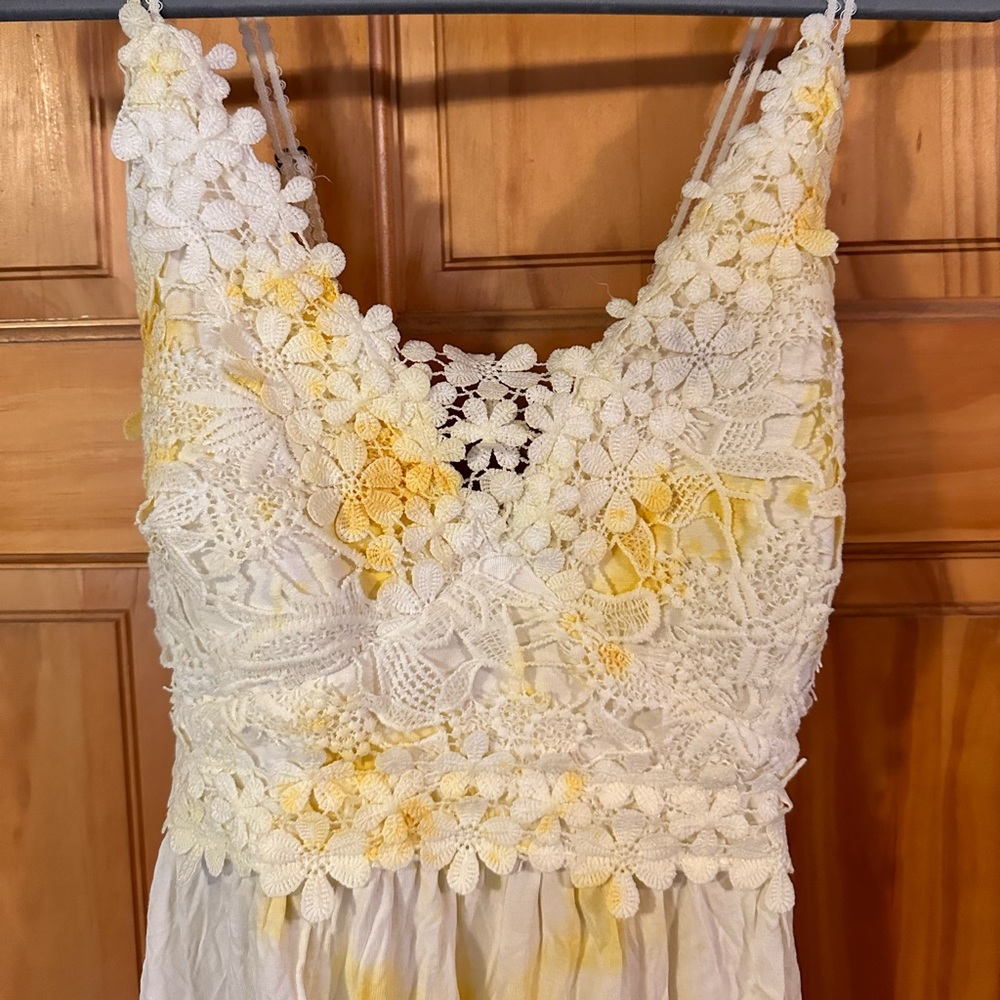 White Birch Babydoll Top XL NWOT